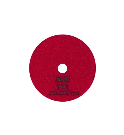 DISK ZA SUHO POLIRANJE KAMENIH POVRŠINA 400 GR. RUBI
