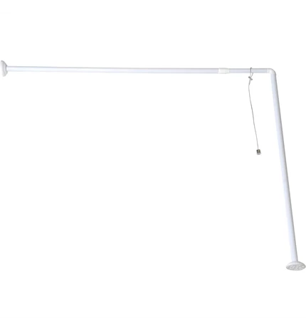 DRŽAČ TUŠ ZAVJESE 80x80cm S KA.ZA STROP