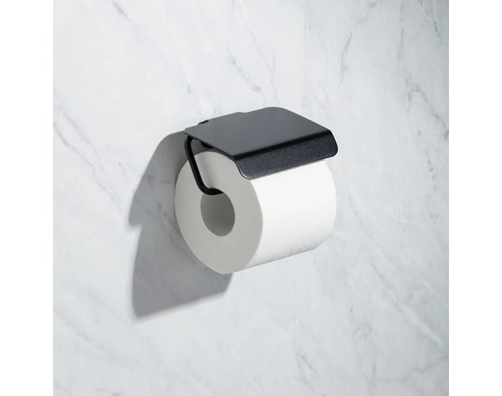 DRŽAČ KUP.ZA WC PAPIR 12X5X10 CRNI ONYX