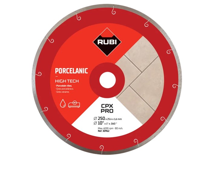 PLOČA REZNA DIJAMANT MOKRO CPX 250 PRO RUBI