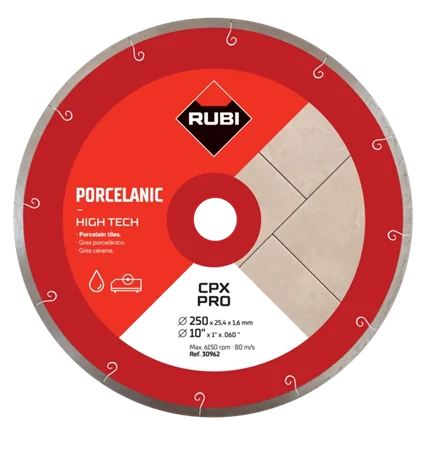 PLOČA REZNA DIJAMANT MOKRO CPX 250 PRO RUBI