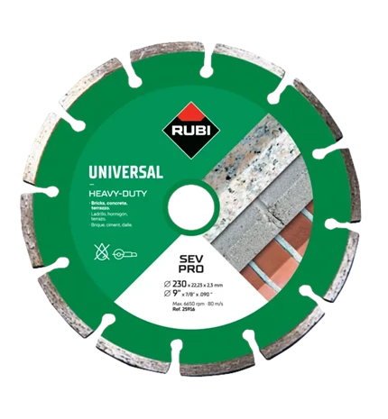 PLOČA REZNA DIJAMANT SUHO SEV 230x1,6 mm PRO RUBI