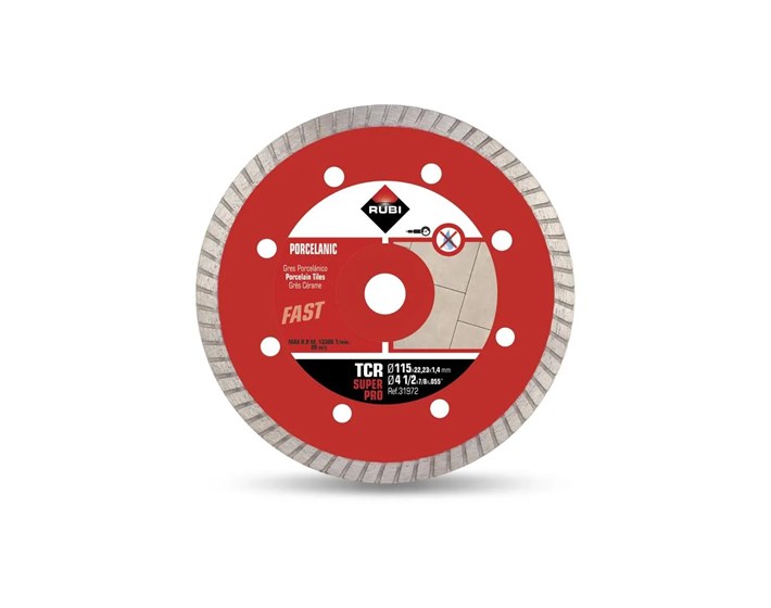 PLOČA REZNA DIJAMANT SUHO TCR 115 SUPERPRO RUBI