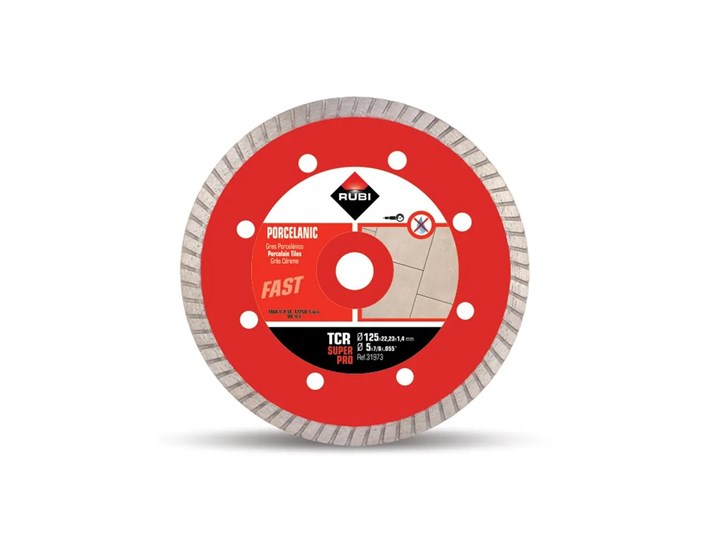 PLOČA REZNA DIJAMANT SUHO TCR 125 SUPERPRO RUBI