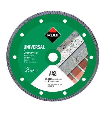 PLOČA REZNA DIJAMANT SUHO TSV 230x2,5 mm PRO RUBI