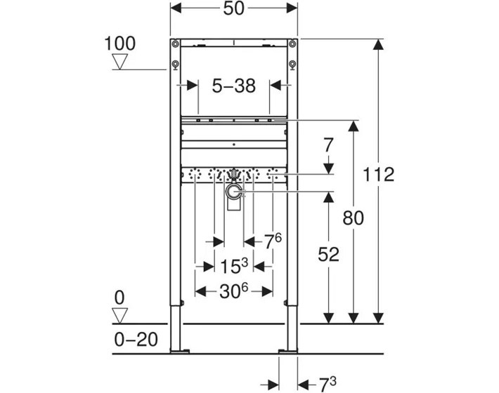 ELEMENT ZA UMIVAONIK DUOFIX BASIC GEBERIT 111.471.00.1