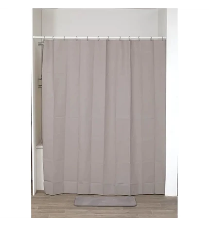 ZAVJESA ZA KUPAONICU 180x200 SIVO SMEĐA