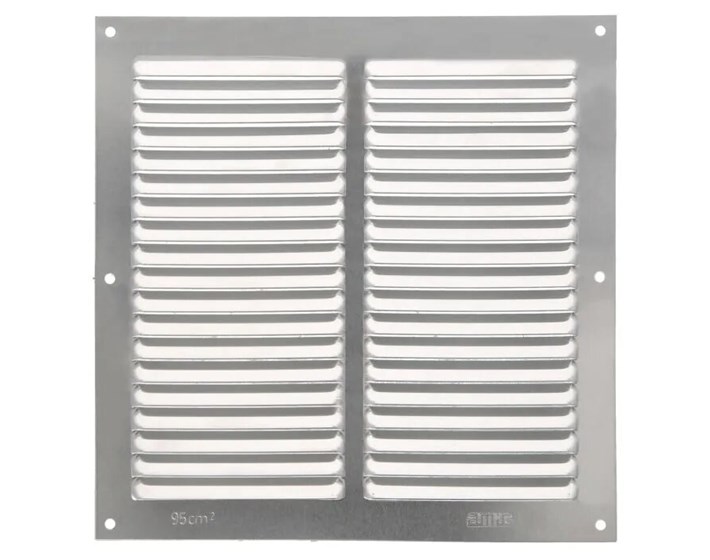 ZRAČNIK M3 200x200mm ALU SREBRNI