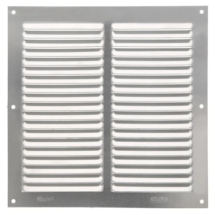 ZRAČNIK M3 200x200mm ALU SREBRNI