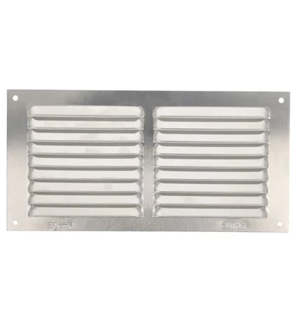 ZRAČNIK M3 100x200mm ALU SREBRNI