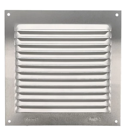 ZRAČNIK M3 150x150mm ALU SREBRNI