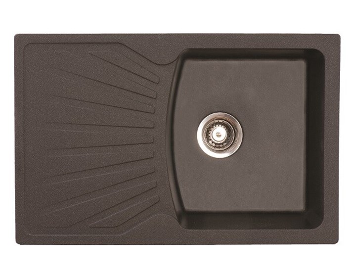 SUDOPER GRANIT QUADRO PLUS CRNI 770x500 fi 90