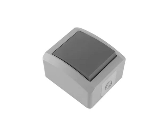 PREKIDAČ OG PVC Q KRIŽNI SIVI