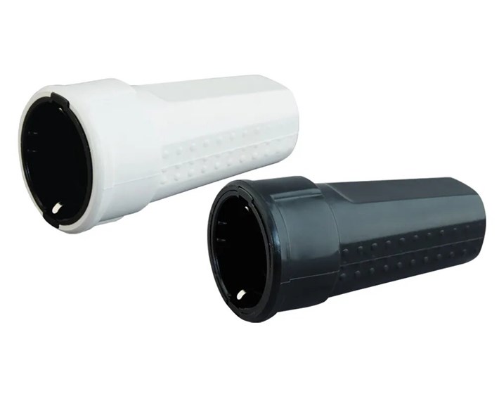 SPOJKA DVOPOLNA CRNA PVC