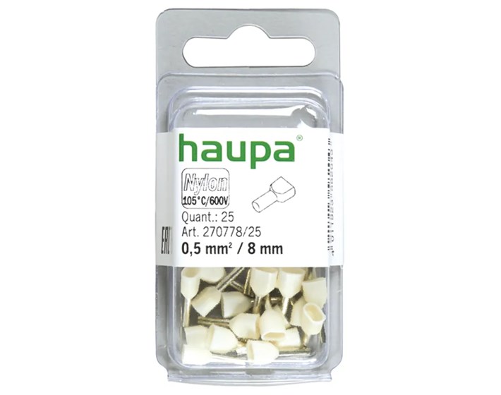 TULJAK IZOLIRANI DUPLI 0,5/8 BIJELI