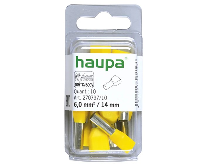 TULJAK IZOLIRANI DUPLI 6/14 ŽUTI