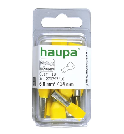 TULJAK IZOLIRANI DUPLI 6/14 ŽUTI