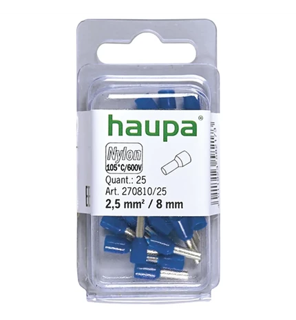 TULJAK IZOLIRANI 2,5/8 PLAVI pak.25/1