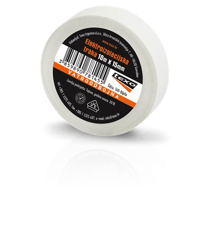 VRPCA IZOLIR 10mx15mm TEXO-BIJELA