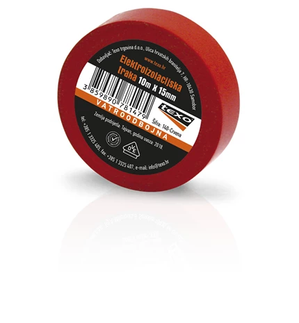 VRPCA IZOLIR 10mx15mm TEXO-CRVENA