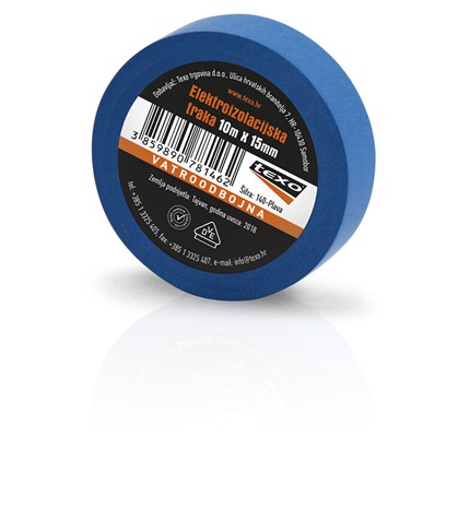 VRPCA IZOLIR 10mx15mm TEXO-PLAVA