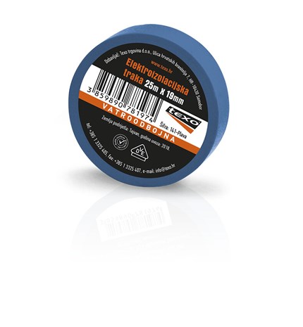 VRPCA IZOLIR 25mx19mm TEXO-PLAVA