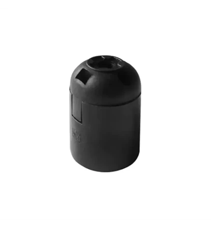 GRLO E-27 BAKELIT CRNO