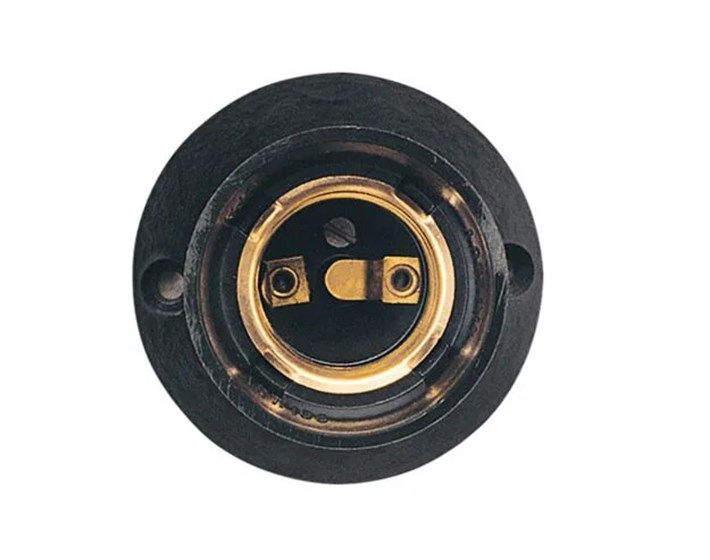 GRLO E-27 BAKELITNO RAVNO CRNO