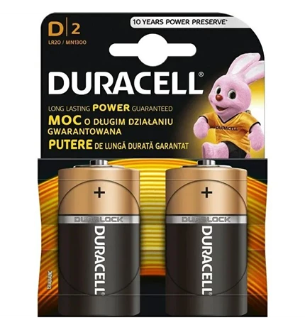 BATERIJA D K2 IMPROVED BASIC DURACELL