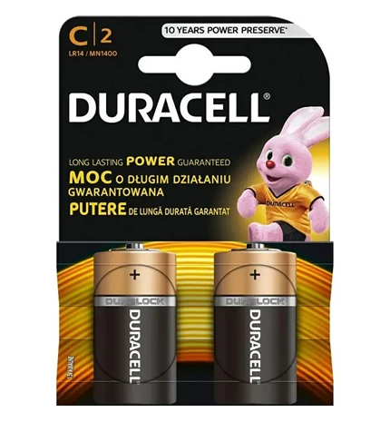 BATERIJA C K2 IMPROVED BASIC DURACELL