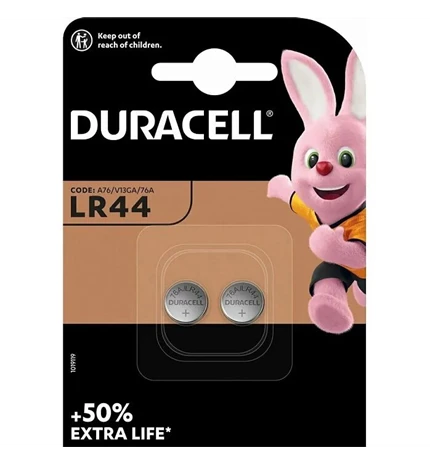 BATERIJA LR44 BL2 DURALOCK DURACELL