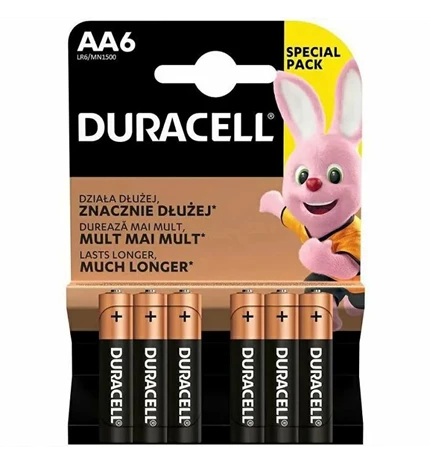 BATERIJA BASIC AA K6 DURACELL
