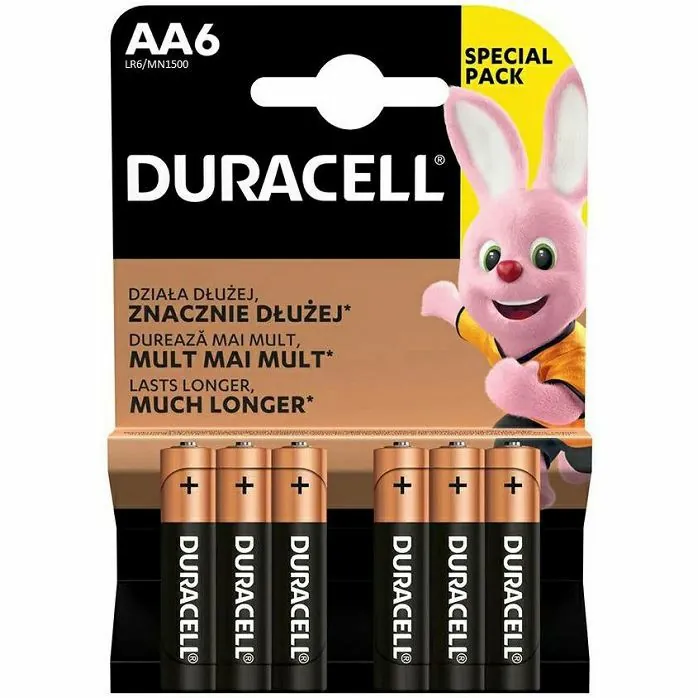 BATERIJA BASIC AA K6 DURACELL