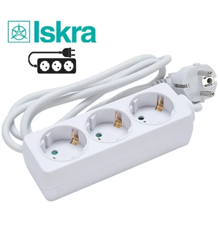 KABEL PRODUŽNI 3/1,5m BIJELI