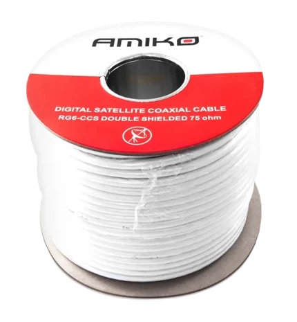 KABEL KOAKSIJALNI AMIKO RG6, 90db