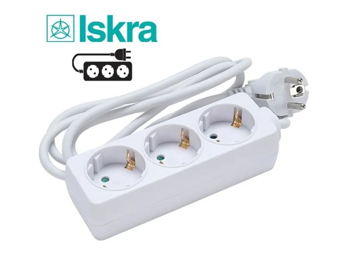 KABEL PRODUŽNI 3/3m BIJELI