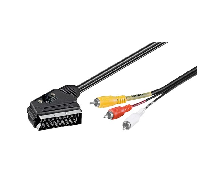 KABEL SCART-CINCH S PREKIDAČEM l=1,5 met
