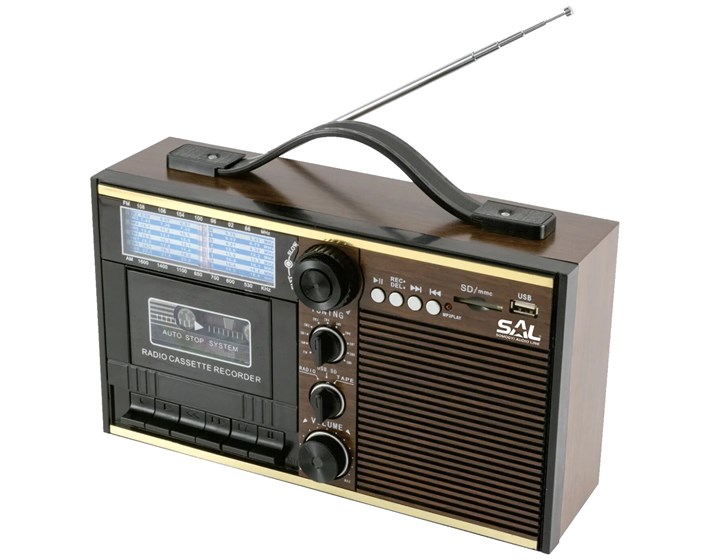 RADIO KAZETE PRIJEMNIK, RETRO DIZAJN