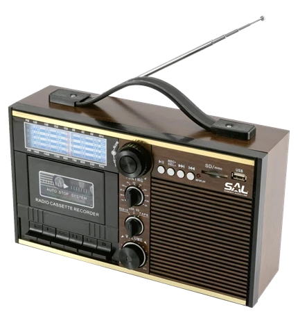 RADIO KAZETE PRIJEMNIK, RETRO DIZAJN