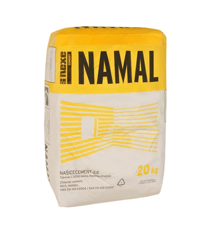 NAMAL ZIDARSKI MC 5 NAŠICECEMENT 20 KG UVREĆANI