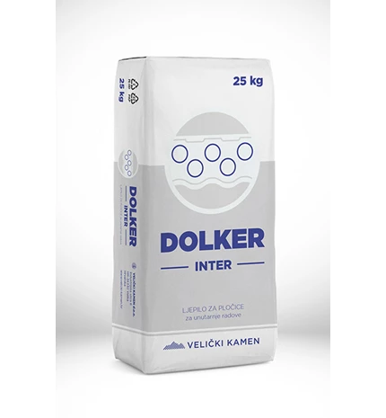 LJEPILO ZA PLOČICE DOLKER INTER 25 KG