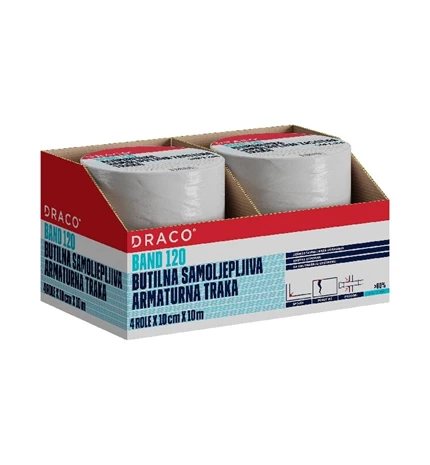 TRAKA  ZA HIDROIZOLACIJU SAMOLJEPLJIVA DRACO 120 10cm/25m